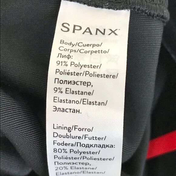 Spanx Velvet Leggings Women's Size Medium Black Ankle Stretch Shapewear Shaping - Picture 9 of 11